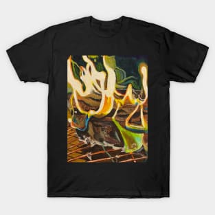 Fire Pit Fire Log T-Shirt